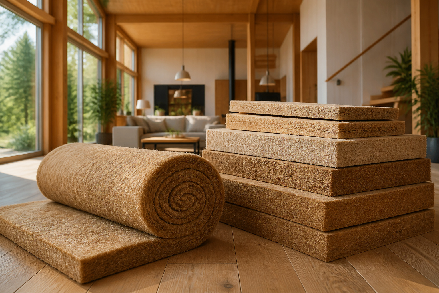 Isolation en fibre de bois naturelle