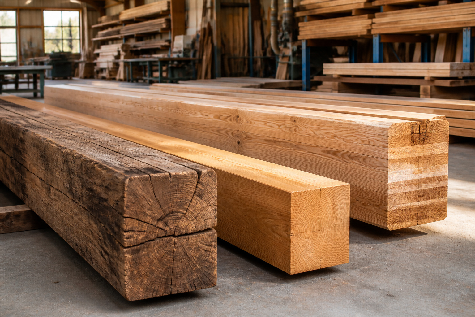 Poutres de bois diversite et qualite