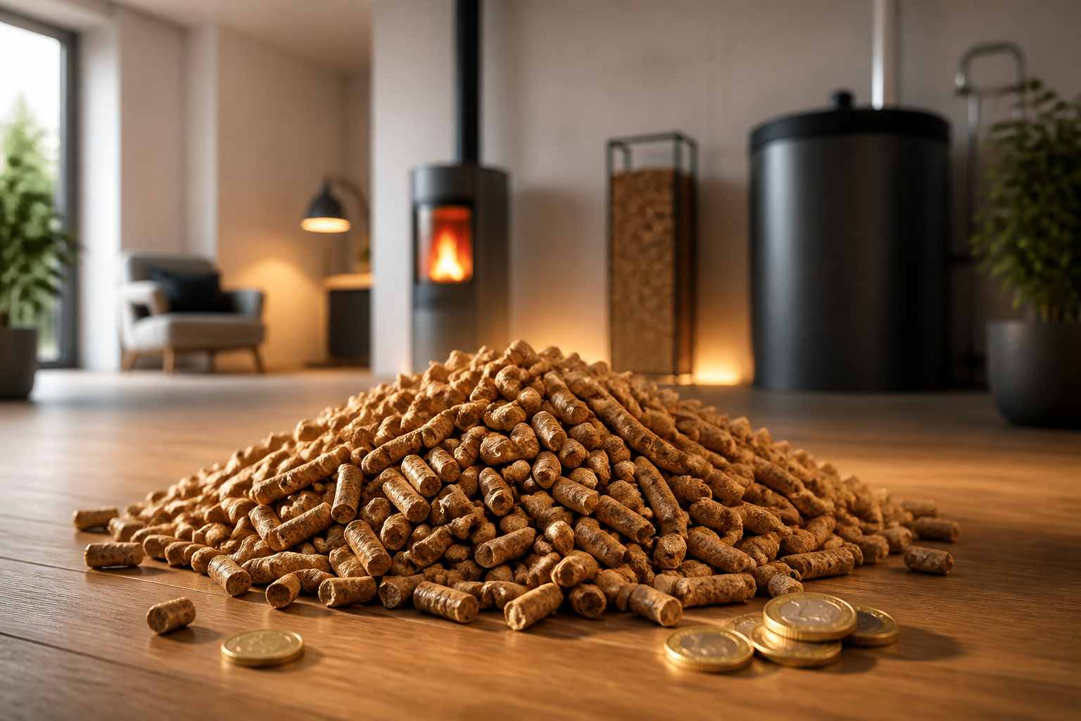 Granules de bois chaleur efficacite et economie